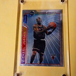 1996 Topps Finest Michael Jordan Card